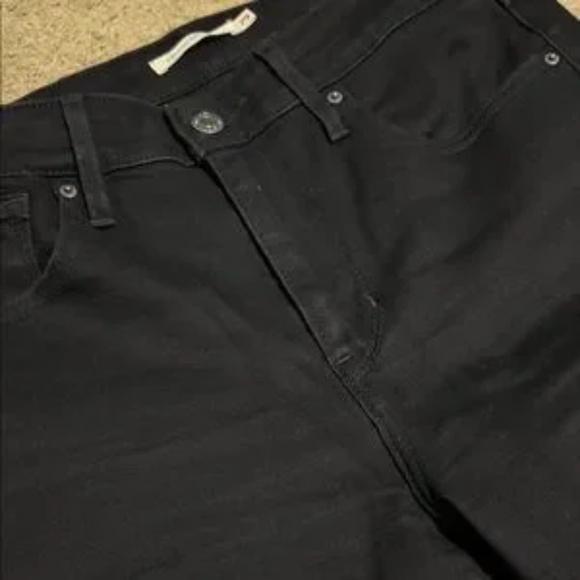 Levi's Women's High Rise Skinny Stretch Black Jeans - Picture 5 of 6
